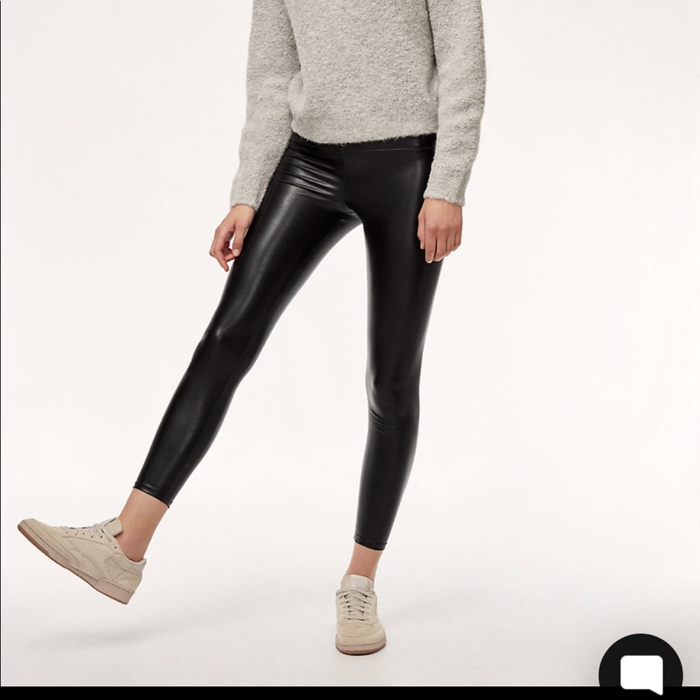 NWT! Aritzia Daria Vegan Leather Ankle Pant